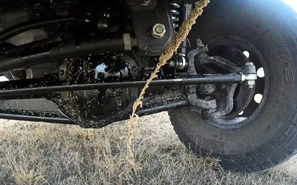 Solid front axle suspension