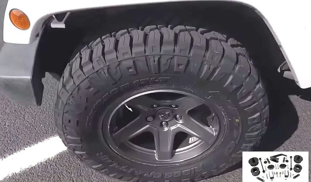 jeep wrangler 2.5 inch lift with 33 inch tires