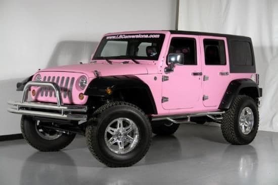 jeep wrangler with custom paint