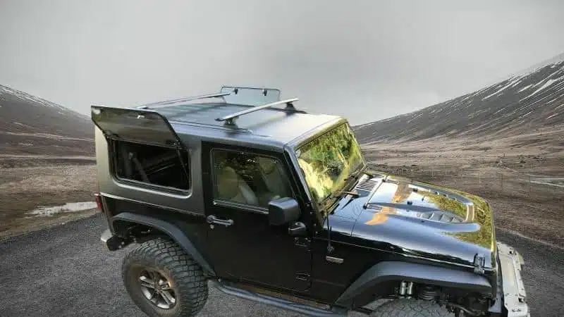 how much does a jeep wrangler hard top weigh