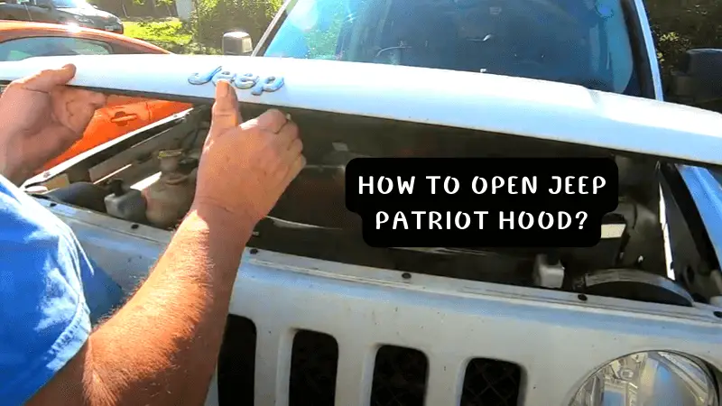 how to open jeep patriot hood
