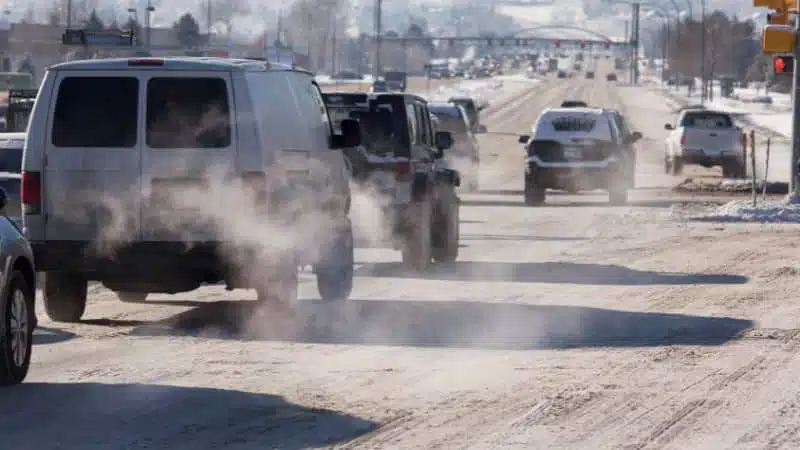 emissions in road