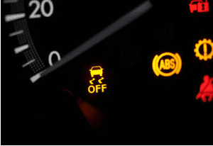 Traction control light