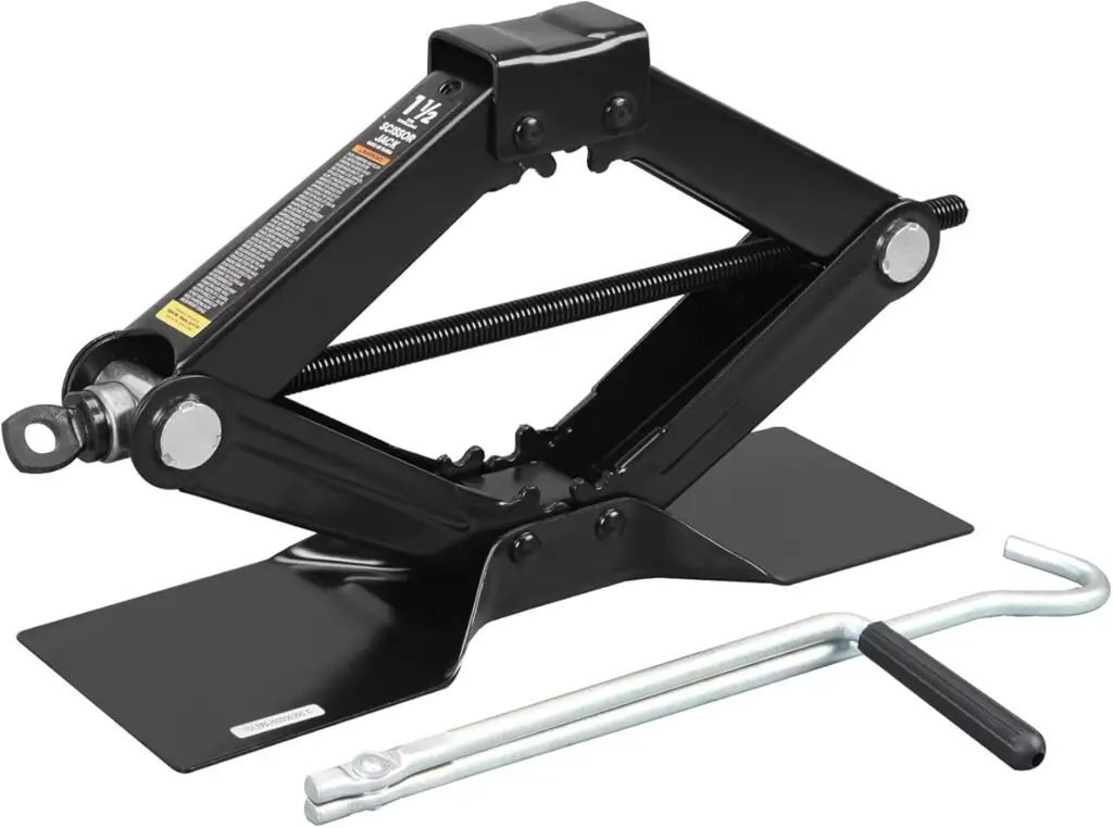 BIG RED AT10152BR Torin Steel Scissor Lift Jack Car Kit, Black 2