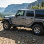 Jeep parked on a rugged trail, symbolizing adventure and off-road readiness