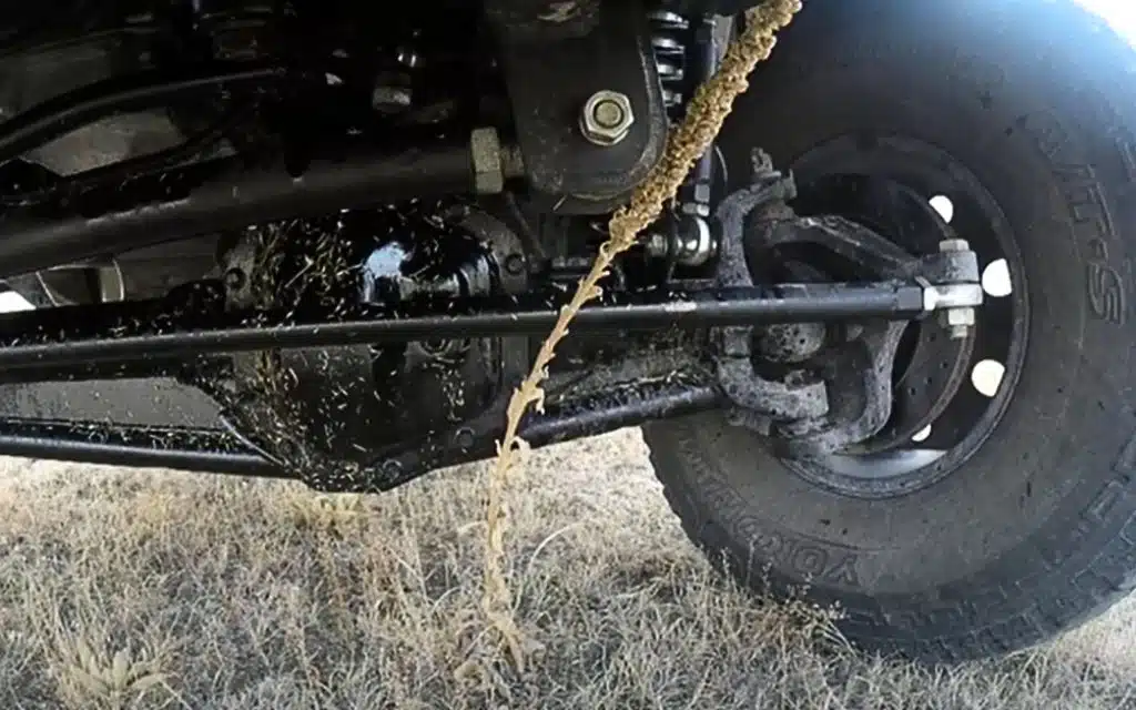Solid front axle suspension